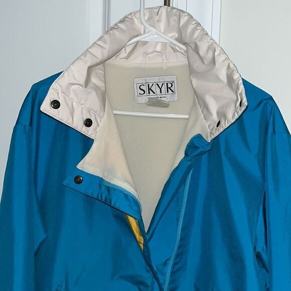 Vintage women’s Blue Diagonal Zipper ladies 1980s Gore-Tex Skyr Ski Jacket 10 - Picture 5 of 7